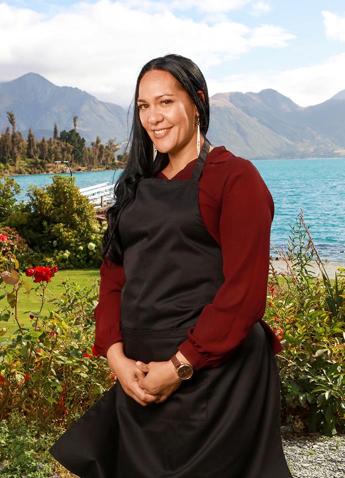 **Rachael - 40, Hawke's Bay**

When Rachael Mako recently quit her job, she could either apply for a reality TV show or complete her diploma in Rongoā (traditional Māori medicine). "The universe chose *MasterChef NZ* – and my mum convinced me too!" she laughs. Of Ngāti Kahungunu descent, her signature dish is a Pāua  and karenga (seaweed) pie with a rēwena crust. Her dream is to open "a quaint B&B here in the Hawke's Bay" and "visit schools to talk about the importance of what we eat"