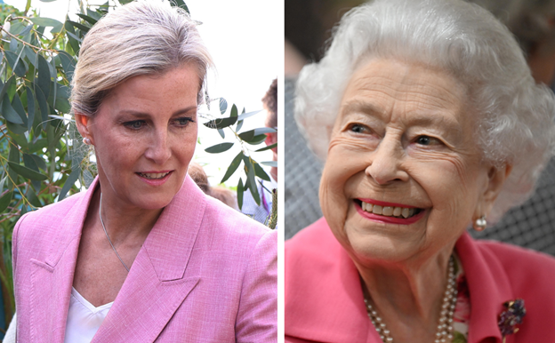The Queen and Sophie, Countess of Wessex's unexpected matching moment at the Chelsea Flower Show