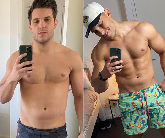 **Johnny Balbuziente, season eight**


Johnny went on a gruelling 30 day challenge in 2021 to transform his body after appearing on MAFS and was pretty pleased with the results. "The proud smirk says it's all," he captioned the second snap. "Absolutely stoked with the results."

(Image: Instagram)