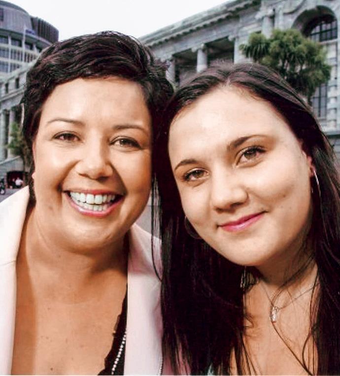 Paula and Ana in 2005 after her maiden speech in Parliament