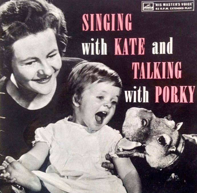 Miranda featured on her mum's record cover in 1963