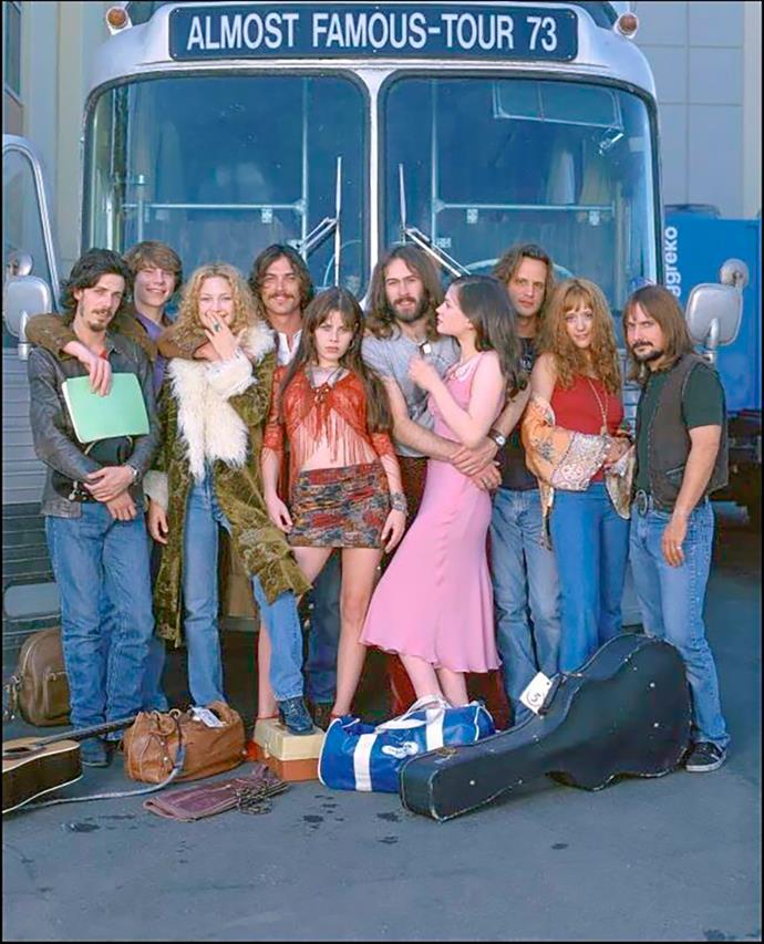 As a band groupie in *Almost Famous* alongside Kate Hudson.