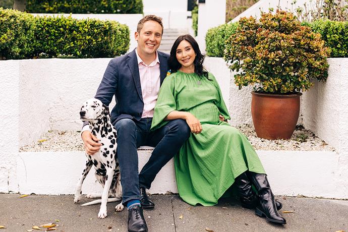 Michelle and Joe's beloved dog Noodle will be the paw-fect playmate.