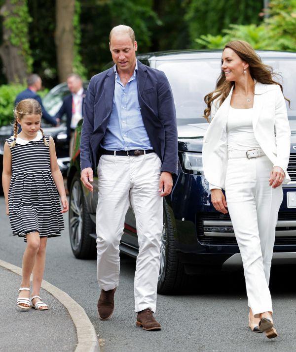 The Cambridges sure know how to coordinate their outfits. *(Image: Getty)*