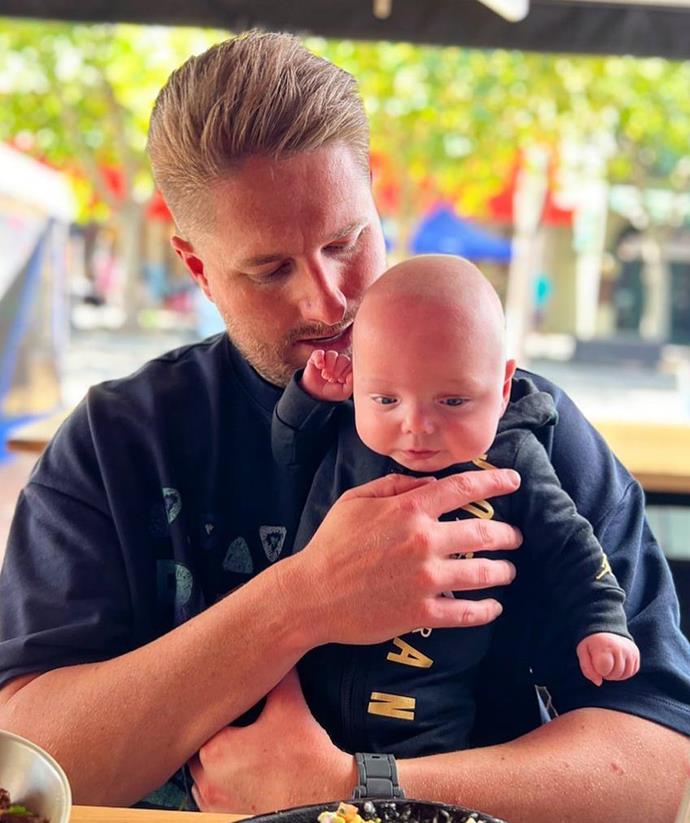 Bryce has admitted Levi (pictured) resembles him. *(Image: Instagram)*
