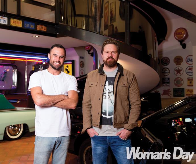 Now the boys get to share the screen on the second season of TV3’s *Westside*, with Jordan gaining 25kg to resume the part of pawn-shop owner Rod Nugent opposite Will’s detective Mike McCarthy.
