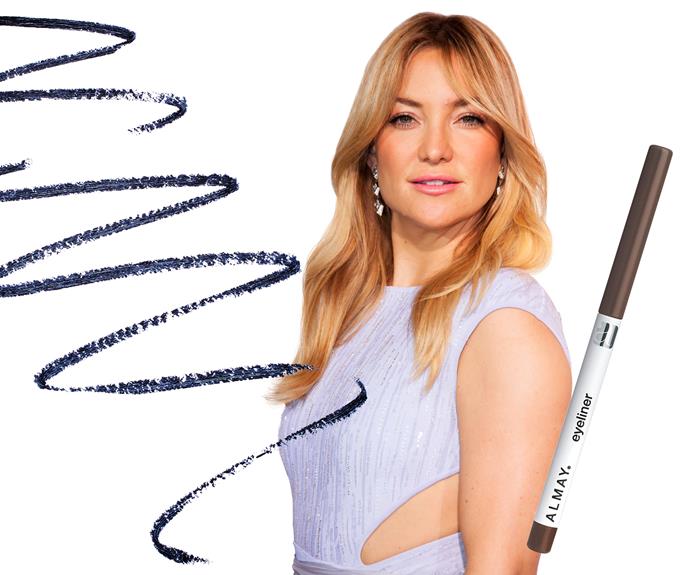 **9. Kate Hudson**
For peepers like those of the screen siren, Kate suggests, “Line your inside upper lid. It’s very subtle and brings out your eyes.” 
**Try:** Almay Eyeliner Pencil, $21.50.
**Watch Kate and her son dancing to 'Trap Queen' in the next video**