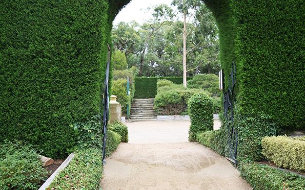  A formal garden is an oasis of calm to escape to if you have little ones rampaging through the house.