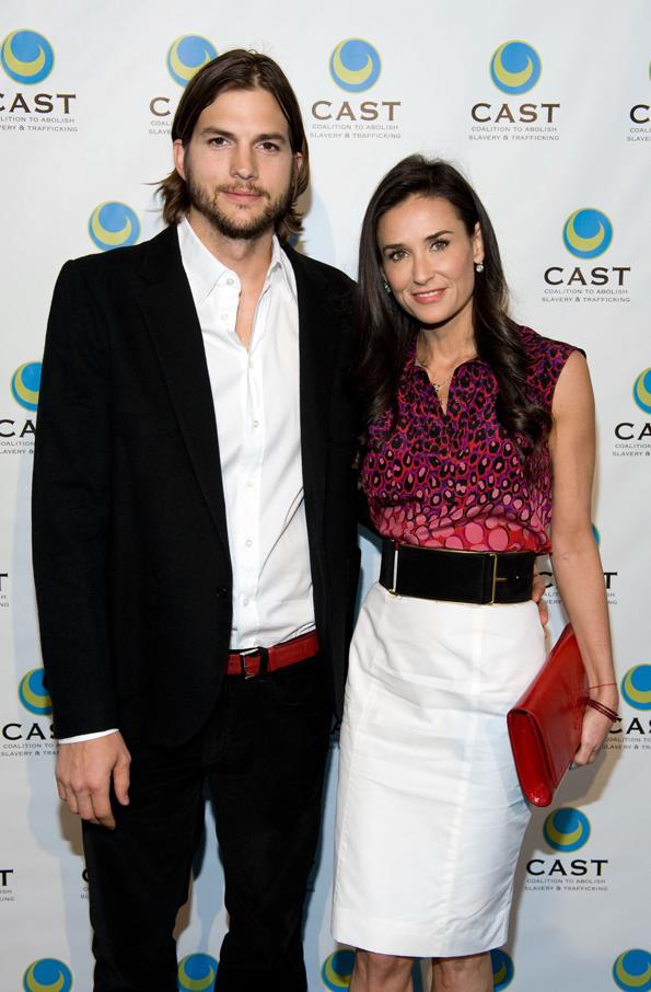 Demi Moore is said to have always been insecure about Mila Kunis over the course of her marriage to Ashton Getty Images