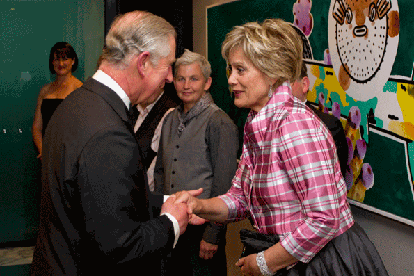 Dame Kiri Te Kanawa with Prince Charles, Kiri has had an illustrious career.