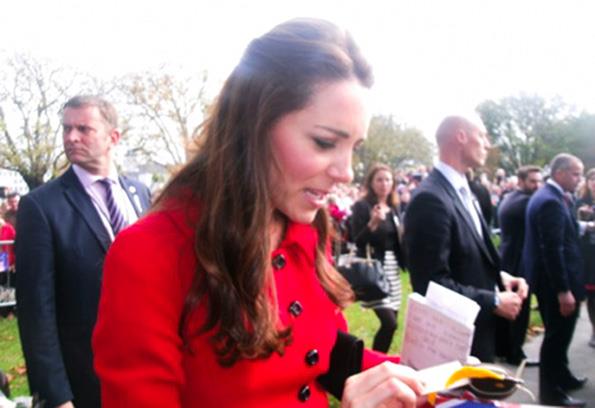  Tilly-belle says she was shocked when the Duchess of Cambridge stopped to talk to her.