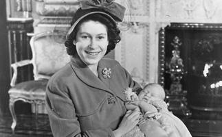 New video footage has been released of 4-week-old Prince Charles on his christening day.