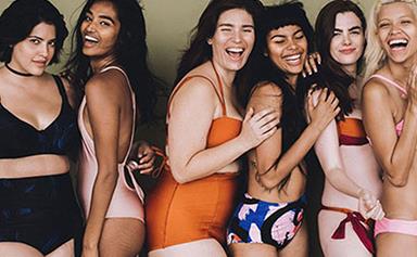Model squad pose for new body-positive campaign