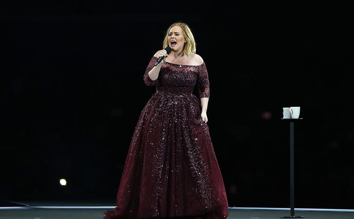 Adele running from mozzies is the best thing you'll see today