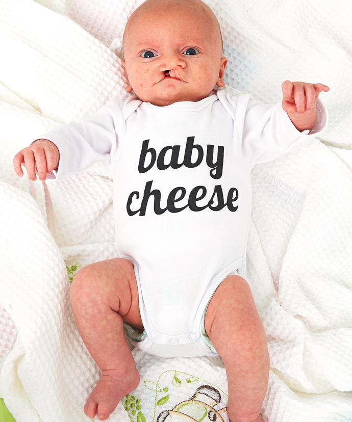 It's Baby Cheese! It doesn't get much cuter than the adorable baby Teddy.