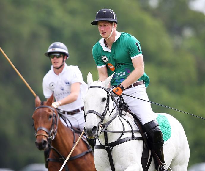 Prince Harry adores playing polo and it was for a good cause, supporting WellChild, MapAction and Centerpoint over the weekend.
