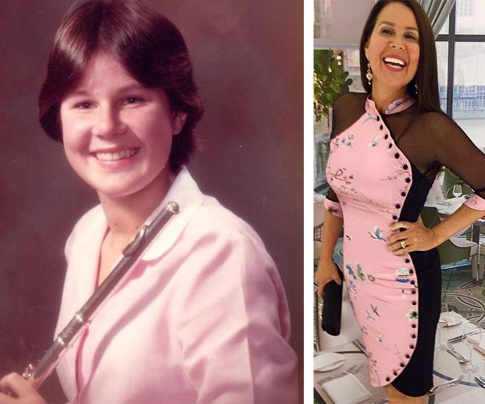 "So there was this one time... #ThrowbackThursday #rustyhue jx what do you mean it's not Thursday?," hilarious host Julia Morris wrote alongside a retro shot of her with a flute.