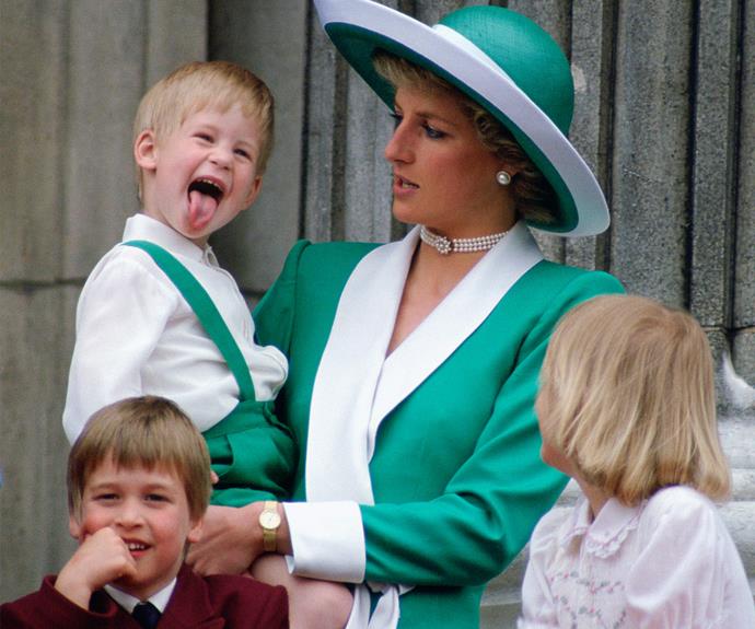 Prince Harry was cheeky from the beginning.