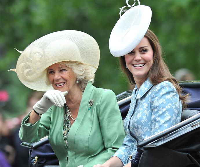 This is Duchess Catherine's first appearance since giving birth to Princess Charlotte Elizabeth Diana.