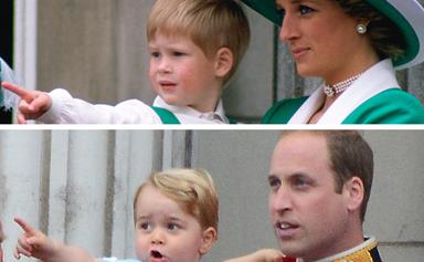 Prince George reminded us of dad William and uncle Harry