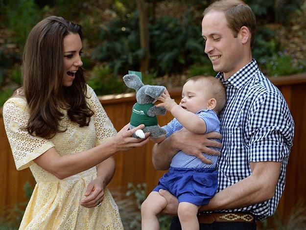 The look of love is easy to see on both William and Kate's face whenever they spend time with their child.