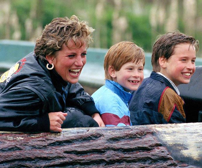 Diana, Harry and Will always had a blast together.