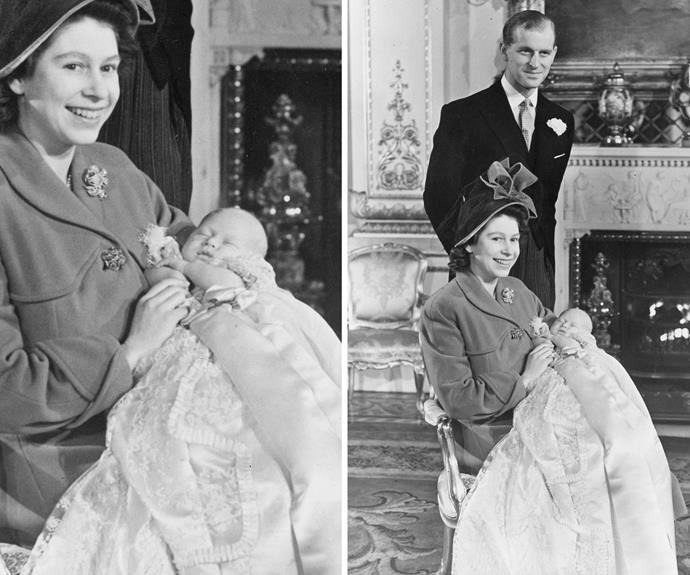 **Prince Charles**
<br><br>
The Queen's first-born child, Prince Charles, was baptised in the same location as younger sister Anne on the 15th of December 1948. To mark the momentous occasion, the future King of England was christened with water from the River Jordan. All of Charles' godparents held regal titles and included King George VI and the King of Norway.