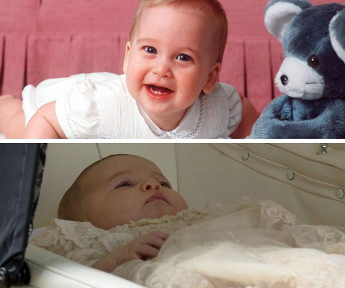 Little two-month-old Charlotte also reminds us of her father, Prince William, when he was a tot. Those  chubby cheeks must run in the family.