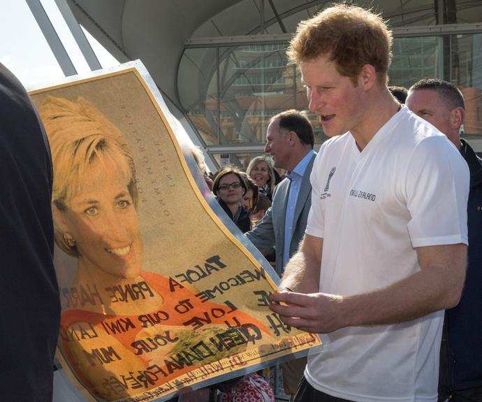 "She'd be very proud of what Harry's done and Sentebale bearing in mind that it's actually his own charity that he started… Hopefully she'd be really chuffed," William once said of [Harry's efforts in creating the charity Sentebale](https://www.nowtolove.com.au/royals/british-royal-family/prince-harrys-documentary-about-charity-work-in-africa-32975|target="_blank") along with Prince Seeiso of Lesotho.
<br><br>
The charity "works with local grassroots organisations to help these children – the victims of extreme poverty and Lesotho's HIV/AIDS epidemic." It was a cause close to Diana's heart in her life.