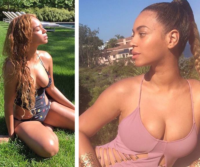 We're are crazy in love for the bootylicious Beyonce. Bow down to Queen Bey's impeccable swimwear get-up.