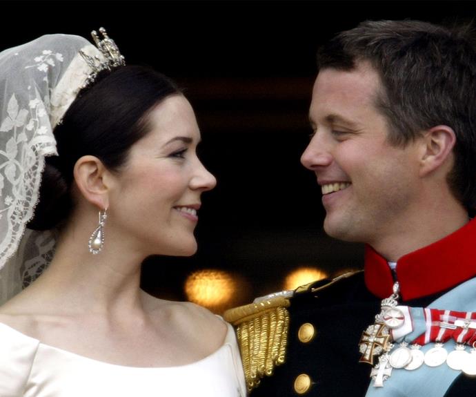 Australia's very own Princess! Crown Prince Frederik of Denmark and Mary tied the knot on 14 May 2004 at the Church of Our Lady in Copenhagen. For those of who remember staying up late to watch the exciting union on TV, it was clear Frederik was a man in love.
