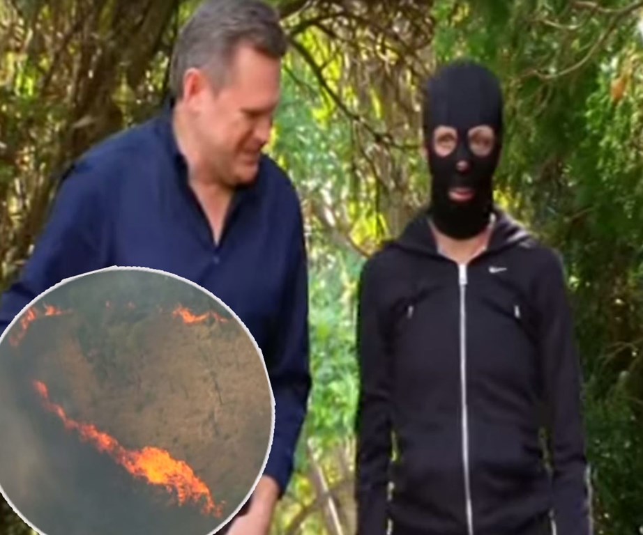 Following the catastrophic 2011 fire, Turia, pictured with *60 Minutes*' Michael Usher, has undergone extensive surgery but refuses to be labelled a victim.