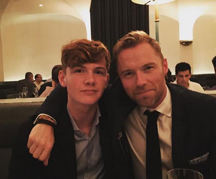 Ronan Keating's son Jack is so grown up! He recently celebrated his [dad's stag party](http://www.womansday.com.au/celebrity/australian-celebrities/ronan-keating-and-storm-uechtritz-bucks-and-hens-parties-13409) and the former *X Factor* judge shared this sweet pic on Instagram writing, "Could I be any prouder. The coolest man I know Love ya."