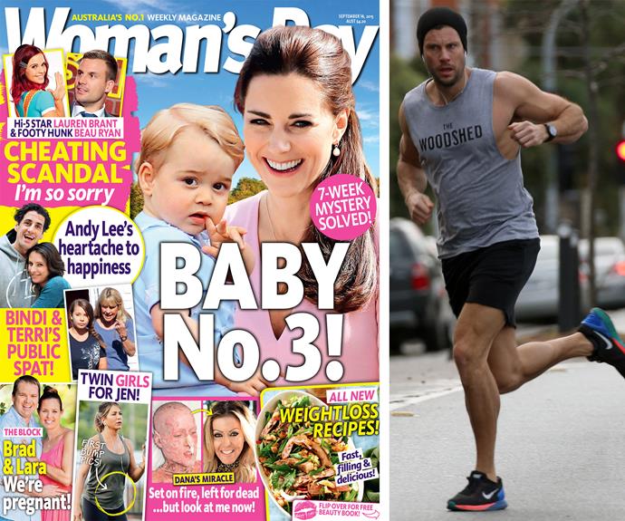 Pick up this week’s issue of *Woman’s Day*, where we uncover snaps of the now in love fitness guru and Lana seen heading to an early morning workout session.