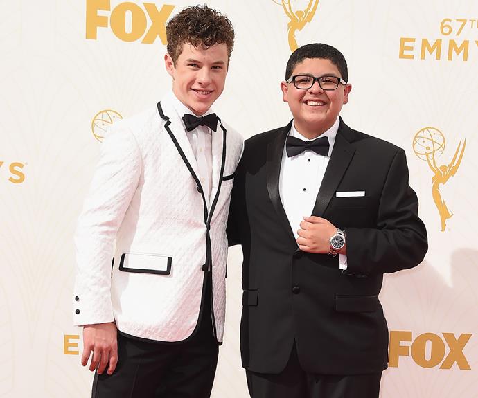 Say cheese to *Modern Family*'s Nolan Gould and Rico Rodriguez.