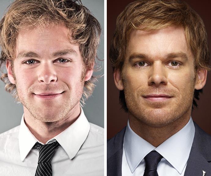 The resemblance between this man and Michael C. Hall from *Dexter* is almost creepy.