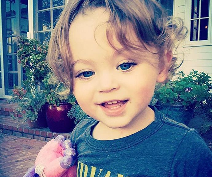 Heartbreaker alert! Megan Fox overcame her "angsty relationship" with Instagram to post this adorable shot of her 20-month-old son, Bodhi Randsom! The little guy clearly inherited his mum's good looks (and those eyes)!
