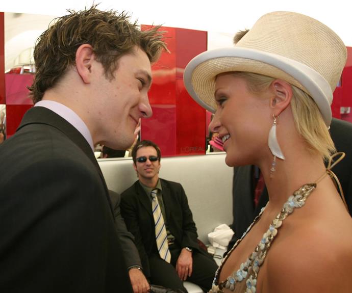 The Aussie larrikin and the heiress hit it off, and needless to say, the rest is history. Despite only sharing one night of passion, still to this day the singer is constantly reminded of his famous fling. "There wouldn't be many days that goes by without someone asking me about Paris Hilton," he has laughed.