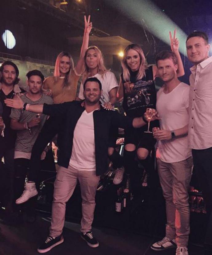 Richie and Tully hang out with friends at the David Guetta concert in Melbourne.