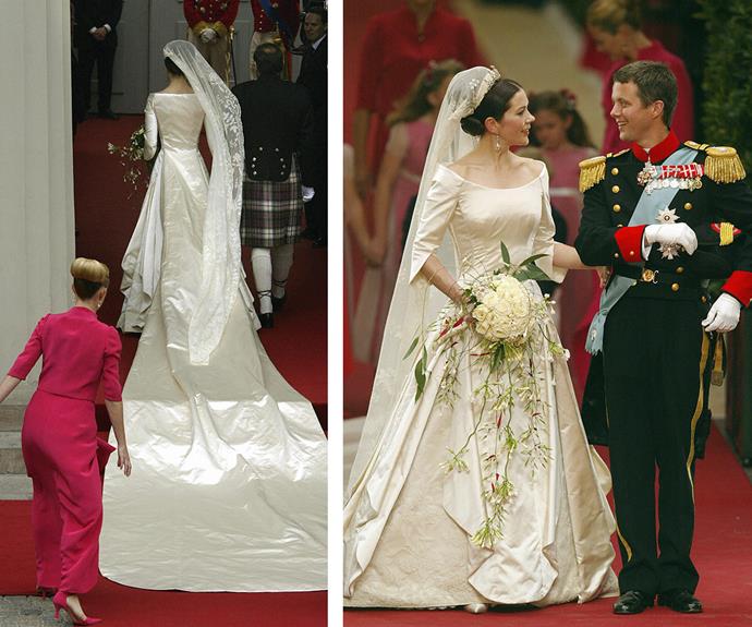弗雷德是一个男人在爱,(5月14日,2004年结婚)(http://www.womansday.com.au/royals/royal - style/royal婚礼——通过- -年龄- 13295 |目标=“平等”),在哥本哈根。