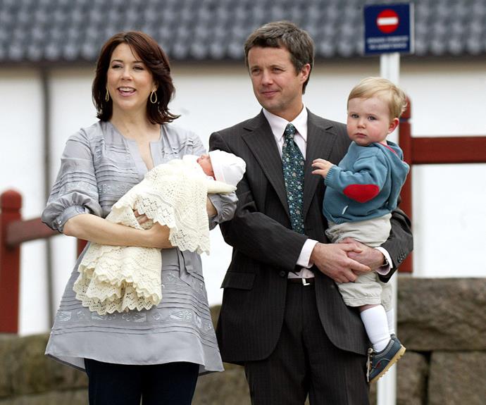 这对夫妇欢迎他们的第二个孩子,伊莎贝拉公主,2007年1月。