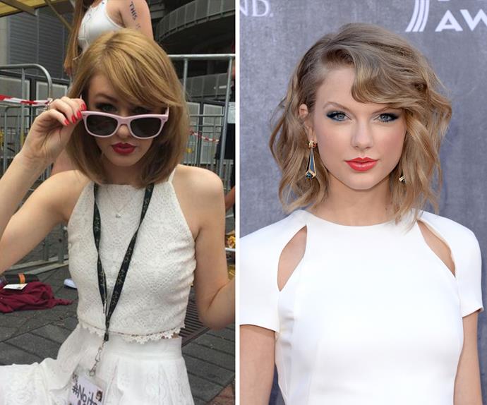 19-year-old Olivia Sturgiss from New South Wales has the most uncanny resemblance to Taylor Swift. And as we expected, the blonde-beauty recently revealed to *Woman's Day* that her new-found fame from looking like the world's biggest star is "pretty mind-blowing."