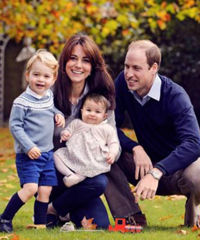 George's little sister Princess Charlotte was left at home for his big debut.