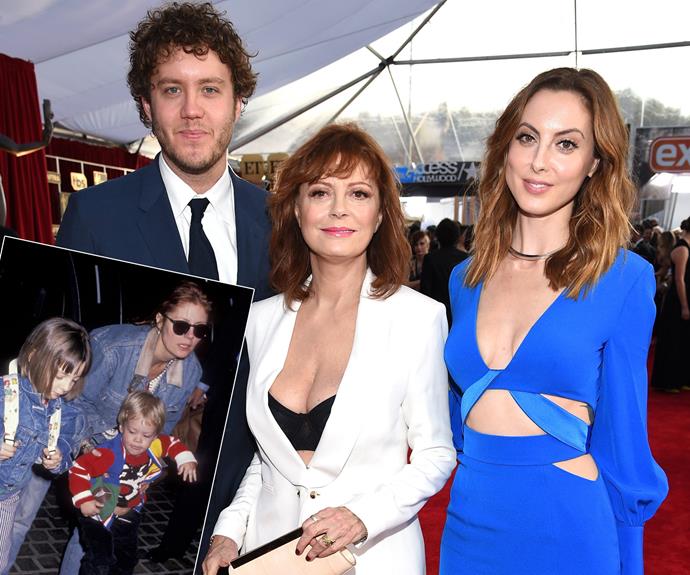 Susan Sarandon was joined by her kids Eva Amurri and Jack Robbins. The 69-year-old mum looked as youthful age as her kids, rocking out a sultry all-white suit.