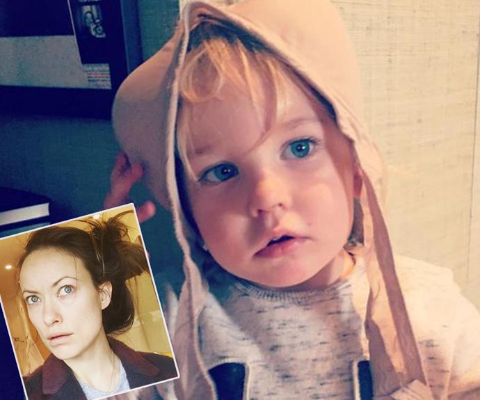 Olivia has won a legion of fans with her hilarious updates on motherhood, including her selfie (inset) where she quipped: "I call this hairstyle, 'keep the kid alive'. Products you'll need: sweat, string cheese, diaper rash cream, chewed up crayon, snot, and an enthusiastic spritz of panic."