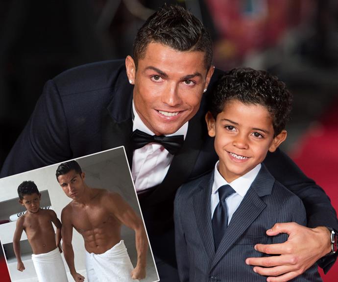 Although he's never officially confirmed it and vows to forever guard the truth, it's widely reported that soccer pro Cristiano Ronaldo used a gestational carrier to welcome his mini-me son, also named Cristiano. "it is with great joy and emotion that I inform I have recently become father to a baby boy. As agreed with the baby's mother, who prefers to have her identity kept confidential, my son will be under my exclusive guardianship," the sports star explained in a statement back in 2010.