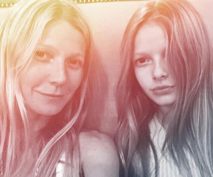Gwyneth Paltrow and her twinning daughter Apple, 11, look spookily similar in the GOOP creator's latest Instagram post!