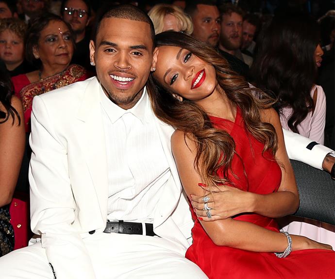 Four years after Chris Brown's horrific attack on Rihanna, the on-off lovebirds reunited at the 2013 Grammys while Rih Rih flashed what looked to be an engagement ring. Although their brief reunion quickly ended, their cosy dynamic in spite of their tumultuous history will forever be remembered.