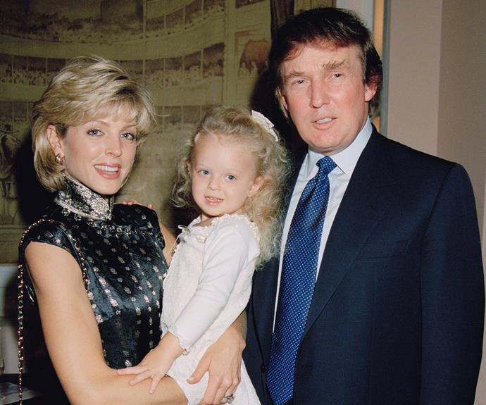 Tiffany is the only daughter of Marla Maples and Donald Trump. Despite her parents parting ways back in 1999, the pretty blonde told *People*, “I’m blessed to have a dad who’s always there for me and a mum who’s always there for me and they’re on good terms.”