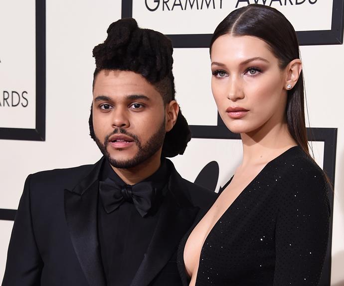 The Weeknd, aka Abęl Makkonen Tesfaye, and his model girlfriend Bella Hadid [worked coordinating black ensembles.](http://www.womansday.com.au/style-beauty/fashion/celebrity-couples-who-dress-the-same-14234)
